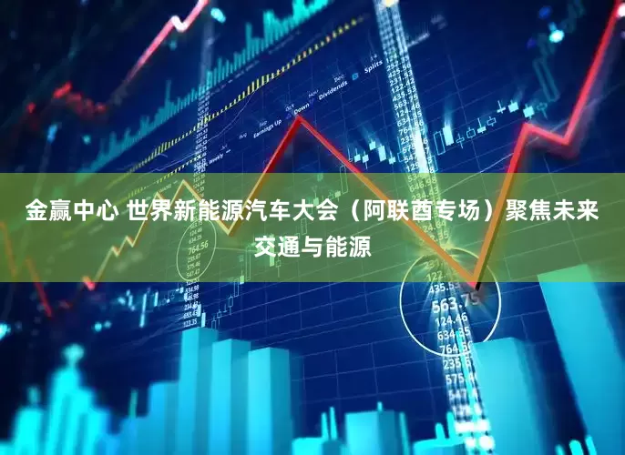 金赢中心 世界新能源汽车大会（阿联酋专场）聚焦未来交通与能源